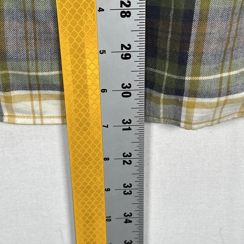 Viyella Flannel Shirt Mens XL Multicolor Plaid Long Sleeve Button Up Wool Blend - Picture 9 of 10